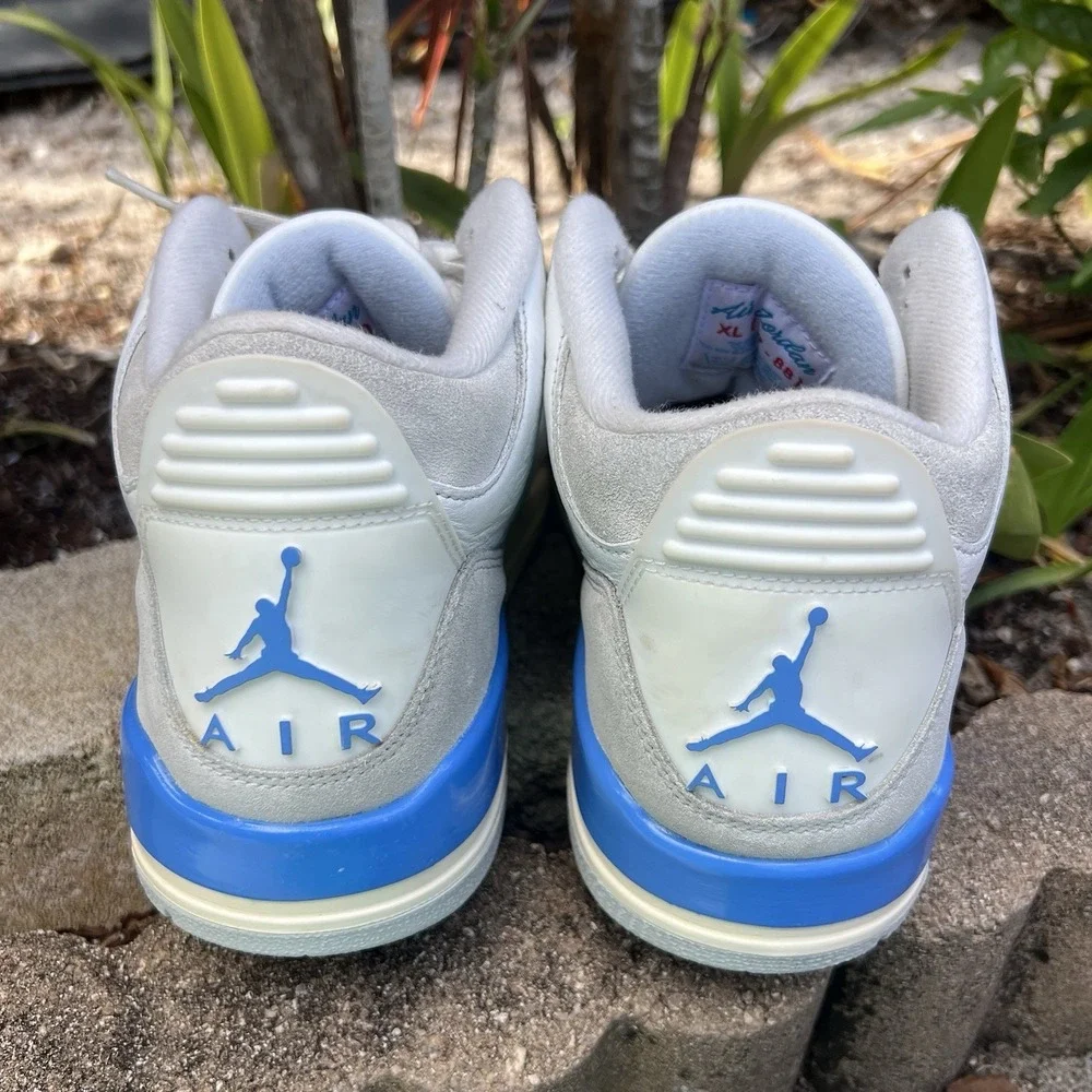 Size 9 Jordan Air Jordan 3 Retro Lucky Shorts White Blue CT8532-101 2024